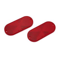 TowSmart Red Oval Marker Reflector