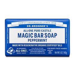 Dr. Bronner's Organic Peppermint Scent Pure-Castile Bar Soap 5 oz