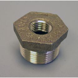 Campbell 1-1/4 in. MPT X 3/4 in. D FPT Red Brass Hex Bushing