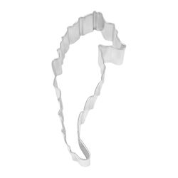 R&M International Corp 2 in. W X 5 in. L Sea Horse Cookie Cutter Silver 1 pc