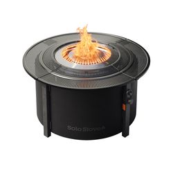 Solo Stove Infinity Flame 42 in. W Steel Round Propane Fire Pit