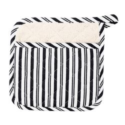 Mrs. Andersons Baking Black Cotton Pot Holder