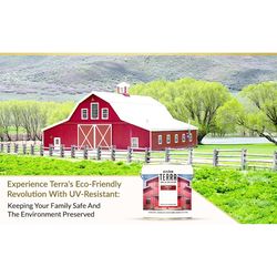 Evolve Terra Flat Barn Red Water-Based Barn and Fence Paint Exterior and Interior 1 gal