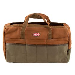 Bucket Boss 17 in. W X 10.5 in. H Canvas Tool Bag 30 pocket Brown 1 pc