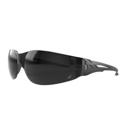 Edge Eyewear Anti-Fog Viso Safety Glasses Smoke Lens Black Frame