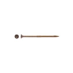 Big Timber No. 9 X 3-1/8 in. L Star Yellow Zinc Wood Screws 5 lb
