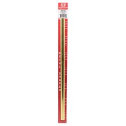 K&S 1/2 in. D X 12 in. L Round Brass Tube 1 pk