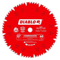 Diablo 12 in. D X 1 in. TiCo Hi-Density Carbide Circular Saw Blade 60 teeth 1 pk