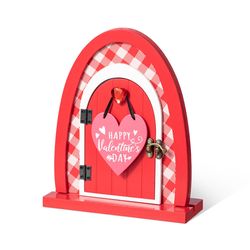 Glitzhome Happy Valentines Day Photo Frame Table Decor MDF Wood 1 pk