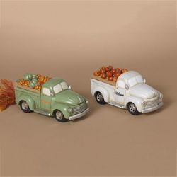 Gerson 8 in. Harvest Truck Fall Decor