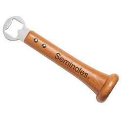 Baseball BBQ NCAA Brown Stainless Steel Manual Seminoles Bottle Opener