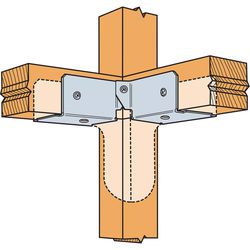 Simpson Strong-Tie ZMax 5 in. H X 4.94 in. W 18 Ga. Galvanized Steel Rigid Tie Connectors