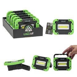 LitezAll 1000 lm COB LED Battery Handheld Work Light