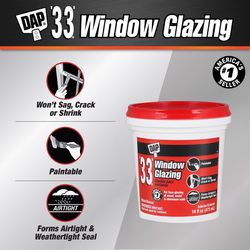 DAP White Glazing Compound 1 pt