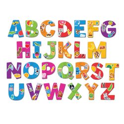 Learning Resources Alphabet Puzzle Cards Multicolored 52 pc