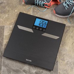 Taylor 440 lb Digital Bathroom Scale Black