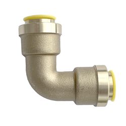 QuickFitting Push to Connect 3/4 in. PTC Brass 90 Degree Elbow