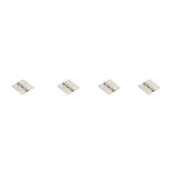 National Hardware 1 in. L Satin Nickel Door Hinge 4 pk
