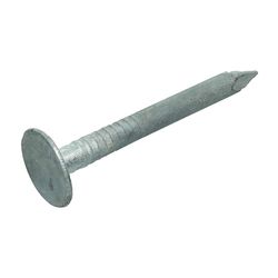 Grip-Rite 1-1/4 in. Roofing Hot-Dipped Galvanized Steel Nail Flat Head 1 lb