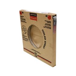 Simpson Strong-Tie 24.813 in. H X 2.06 in. W 20 Ga. Galvanized Steel Coiled Strap