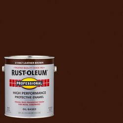 Rust-Oleum Professional Indoor and Outdoor Gloss Leather Brown Protective Paint 1 gal