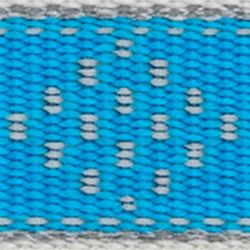 Lupine Pet Reflective Blue Diamond Nylon Dog Adjustable Collar