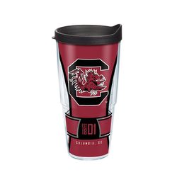 Tervis Collegiate 24 oz Multicolored BPA Free South Carolina Gamecocks Spirit Tumbler with Lid