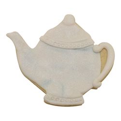R&M International Corp 4 in. W X 4 in. L Teapot Cookie Cutter Silver 1 pc