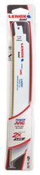 LENOX Gold Lazer 9 in. Bi-Metal Reciprocating Saw Blade 14 TPI 5 pk