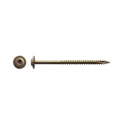 Big Timber No. 10 Sizes X 3 in. L Star Bronze Deep Cabinet Screws 62 pk