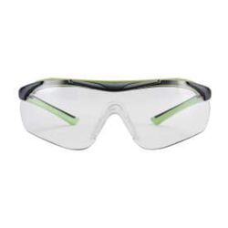 3M Anti-Fog Safety Glasses Clear Lens Black/Green Frame 1 pc