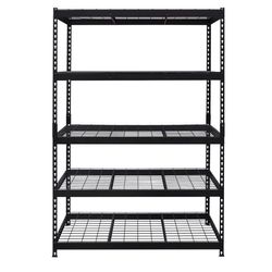 Ar Shelving HD Metal 72 in. H X 48 in. W X 24 in. D Steel 5-Tier Shelving Unit