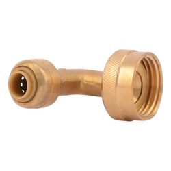 SharkBite Push to Connect 1/4 in. PTC X 3/4 in. D FHT Brass Dishwasher Elbow