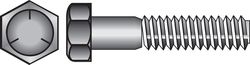 HILLMAN 5/16 in. D X 1-1/4 in. L Heat Treated Zinc Steel Hex Head Cap Screw 100 pk