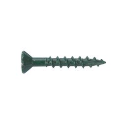 Grip-Rite PrimeGuard Plus No. 8 wire X 1.25 in. L Green Star Flat Head Deck Screws 25 lb