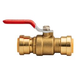 QuickFitting 3/4 in. Brass Push Fit Ball Valve