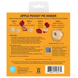 R&M International Corp Red Plastic Pocket Pie Maker