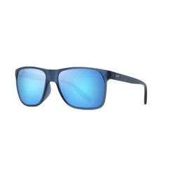 Maui Jim Pailolo Sunglasses Men's Matte Navy Frame Blue Hawaii Lens Polarized