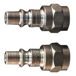 Milton Steel Air Plug 1/4 in. Female 2 pc