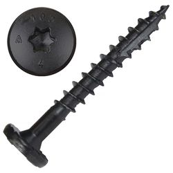Screw Products, Inc. NOVA #14 in. X 2 in. L Star Black Steel Lag Screw 50 pk