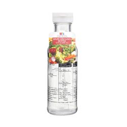 Gemco Clear Glass Salad Dressing Bottle 9 oz