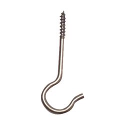Panacea Brass Steel 2-1/2 in. H Sturdy Ceiling Hook 5 pk
