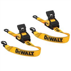 DeWalt 2 in. W X 10 ft. L Retractable Ratchet 1100 lb 2 pk