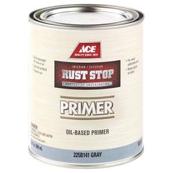 Ace Rust Stop Primer - Goes on Grey Oil-Based Rust Primer 1 qt