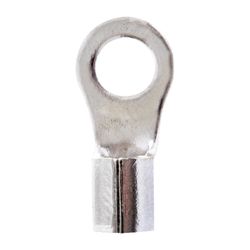 Jandorf 12-10 Ga. Insulated Wire Ring Terminal Silver 5 pk