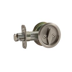 National Hardware Satin Nickel Silver Steel Pocket Door Latch 1 pk