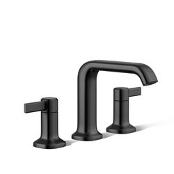 Sterling Agosti Matte Black Contemporary Widespread Bathroom Sink Faucet 8 in.