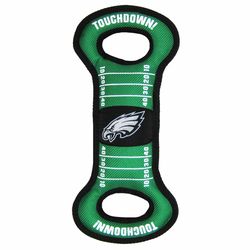 Pets First NFL For Dog Green Nylon Philadelphia Eagles Dog Tug Toy 1 pk