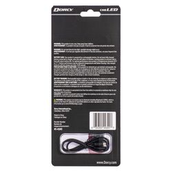 Dorcy 200 lm Black/Red Fluorescent Rechargeable Clip Light