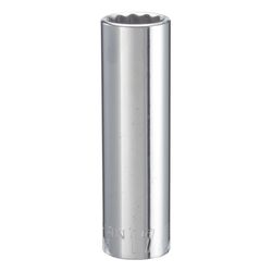 Craftsman 17 mm S X 1/2 in. drive S Metric 12 Point Deep Deep Socket 1 pc